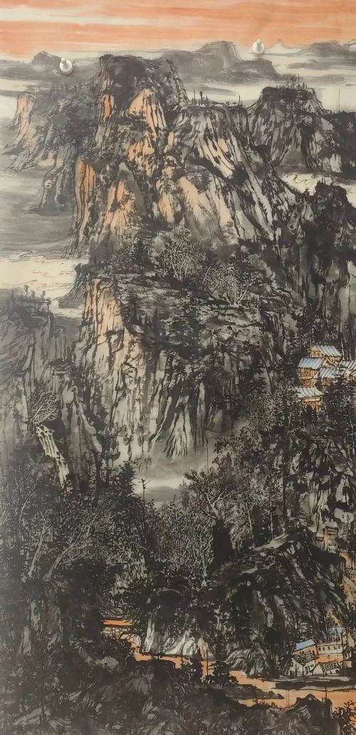 郭春晓《耸翠流丹气象新》