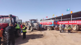 鎮(zhèn)原縣農(nóng)機(jī)送檢下鄉(xiāng)護(hù)航春耕安全