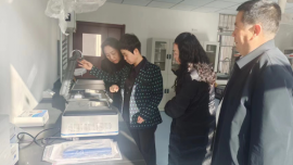 慶陽市生態(tài)環(huán)境局、環(huán)境監(jiān)測中心調(diào)研指導寧縣生態(tài)環(huán)境監(jiān)測站建設(shè)工作