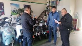 西峰區(qū)肖金市場監(jiān)管所開展低速電動車市場專項整治