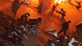 中南大學(xué)宿舍樓外凌晨火災(zāi)，校方回應(yīng)：無人員傷亡