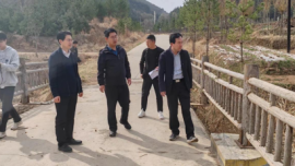 合水縣委副書記張宏斌開展第二季度巡河工作