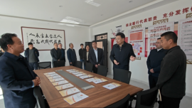 慶陽市人大常委會調(diào)研華池縣鄉(xiāng)鎮(zhèn)人大工作