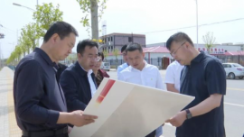 中建新疆建工（集團）有限公司甘肅分公司在合水縣考察快遞電商物流產(chǎn)業(yè)園項目