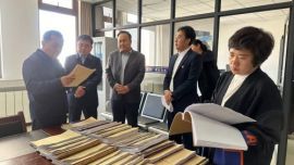 甘肅省司法廳調(diào)研指導(dǎo)寧縣司法局公共法律服務(wù)工作