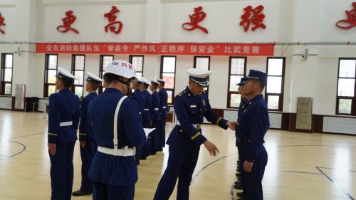 以查促改，规范队容严整。