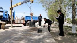 寧縣市場(chǎng)監(jiān)管局積極開(kāi)展電子汽車衡周期免費(fèi)檢定服務(wù)活動(dòng)