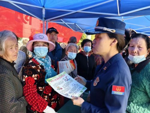 慶陽消防聯(lián)合消防志愿者廣泛開展宣傳活動