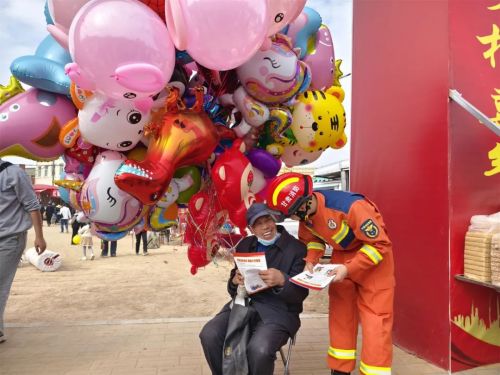 慶陽消防聯(lián)合消防志愿者廣泛開展宣傳活動