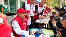 組圖：寧縣紅十字會(huì)博愛(ài)宣傳周活動(dòng)現(xiàn)場(chǎng)