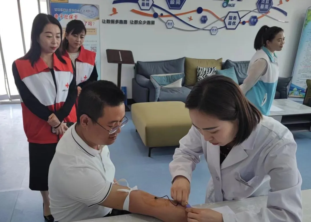 西峰區(qū)后官寨鎮(zhèn)開展造血干細胞采集入庫活動