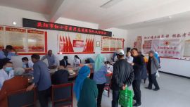 慶陽市紅十字會組織開展“愛心甘肅·結(jié)對幫扶”便民義診活動