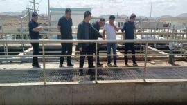 慶陽市生態(tài)環(huán)境局督導檢查苦水河流域重點企業(yè)