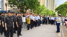 慶陽消防召開高層住宅小區(qū)電動自行車規(guī)范化管理工作現(xiàn)場觀摩會