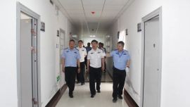 甘肅省公安廳監(jiān)管總隊(duì)督導(dǎo)調(diào)研西峰區(qū)法治文明監(jiān)所建設(shè)工作