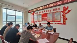 环县红十字会召开三届三次常务理事会议