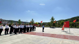 慶城驛馬工業(yè)集中區(qū)管理委員會辦公室黨支部組織黨員干部赴紅色教育基地開展主題黨日活動