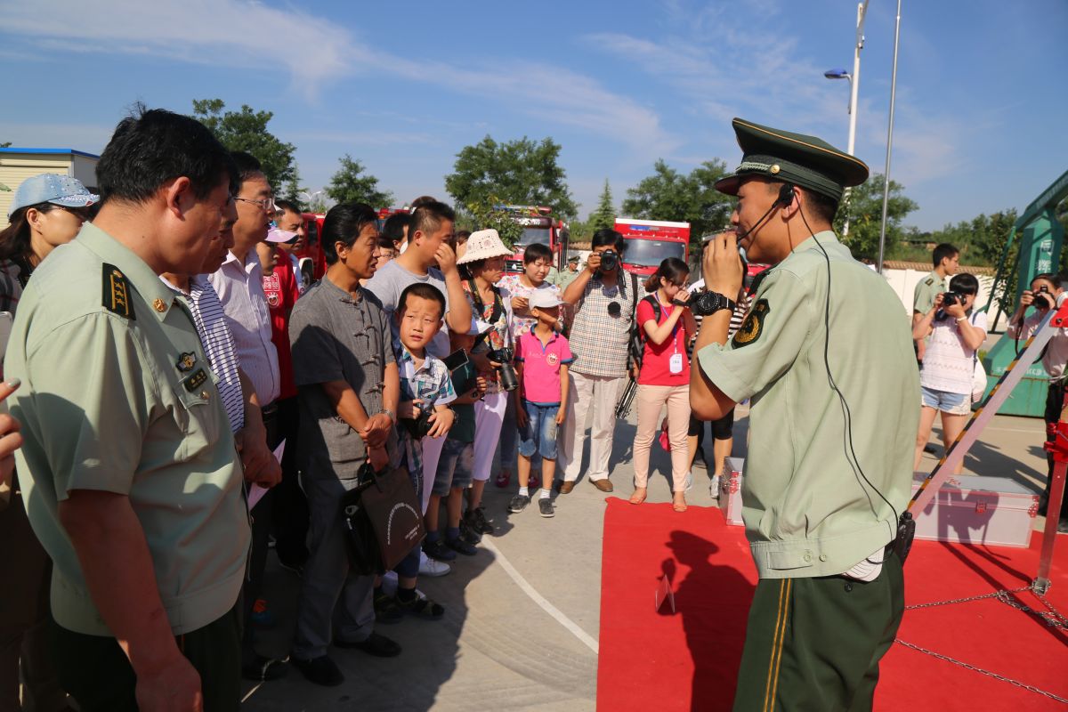 印象庆阳网线下活动回顾-走进庆阳消防支队军营体验日活动（2014.6.22）
