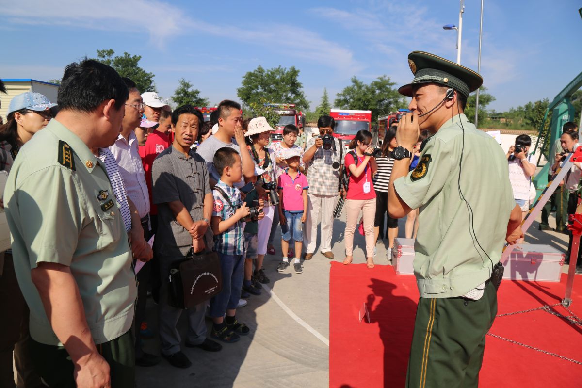 印象庆阳网线下活动回顾-走进庆阳消防支队军营体验日活动（2014.6.22）