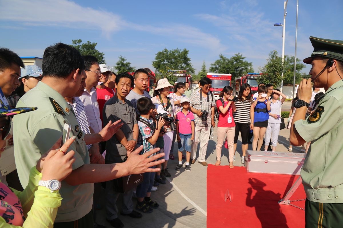 印象庆阳网线下活动回顾-走进庆阳消防支队军营体验日活动（2014.6.22）