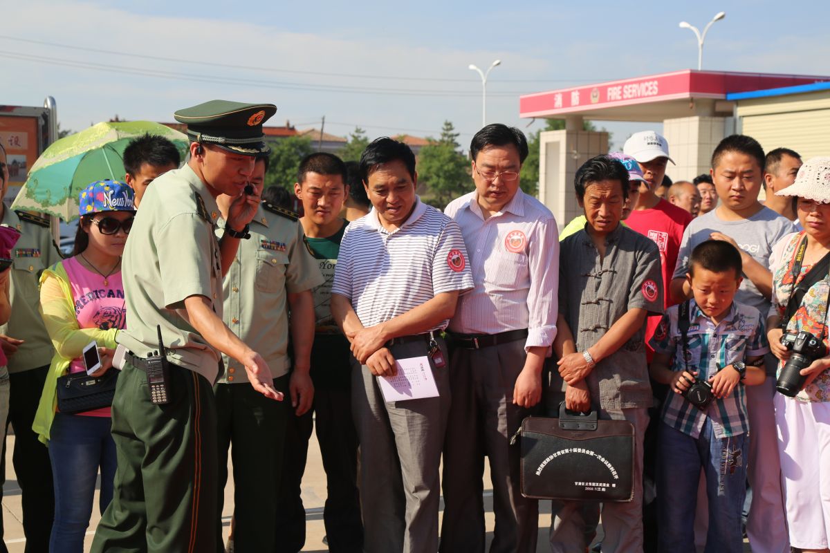 印象庆阳网线下活动回顾-走进庆阳消防支队军营体验日活动（2014.6.22）