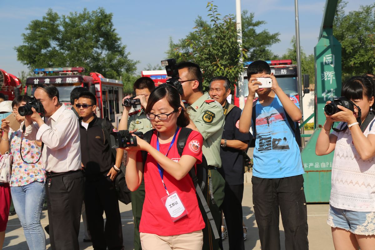 印象庆阳网线下活动回顾-走进庆阳消防支队军营体验日活动（2014.6.22）