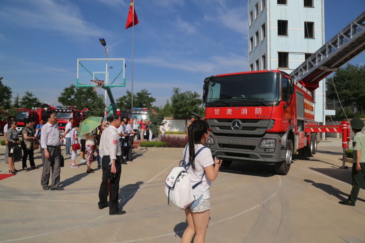 印象庆阳网线下活动回顾-走进庆阳消防支队军营体验日活动（2014.6.22）