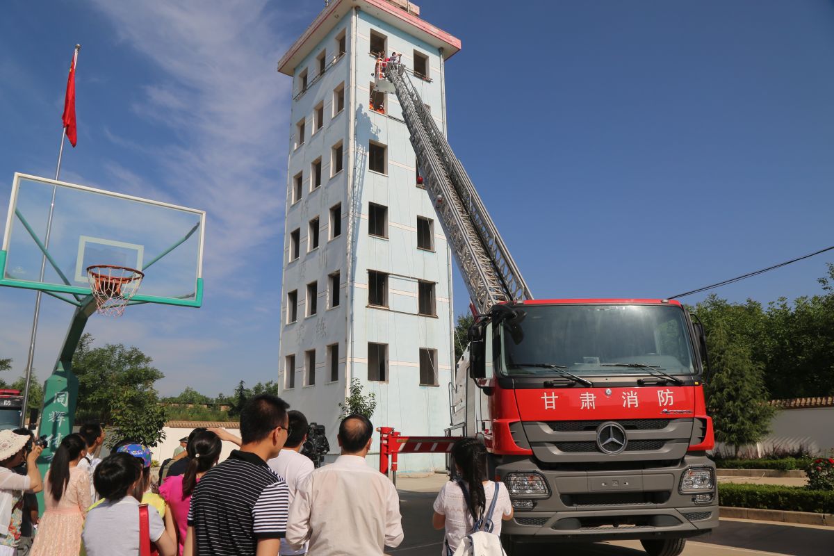 印象庆阳网线下活动回顾-走进庆阳消防支队军营体验日活动（2014.6.22）
