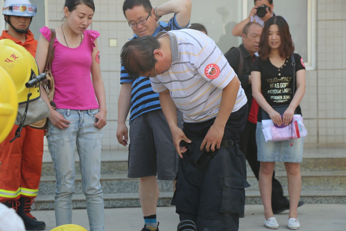 印象庆阳网线下活动回顾-走进庆阳消防支队军营体验日活动（2014.6.22）