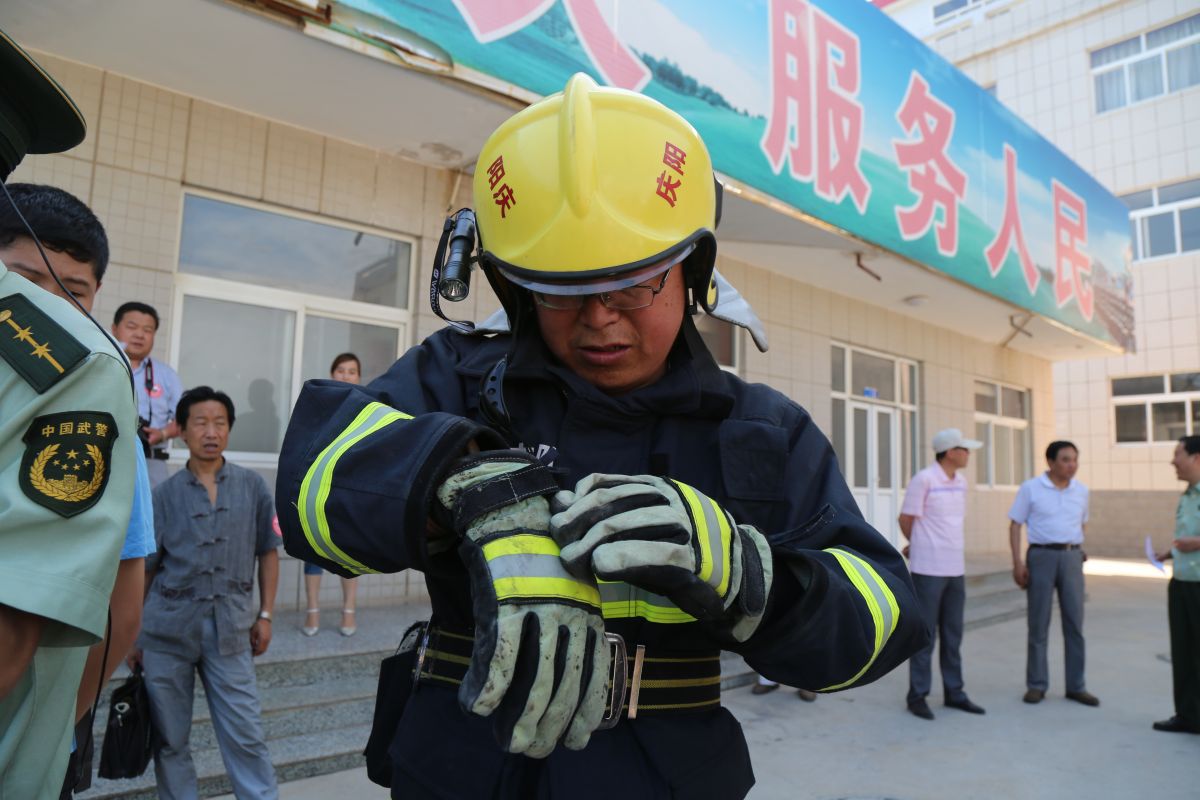 印象庆阳网线下活动回顾-走进庆阳消防支队军营体验日活动（2014.6.22）