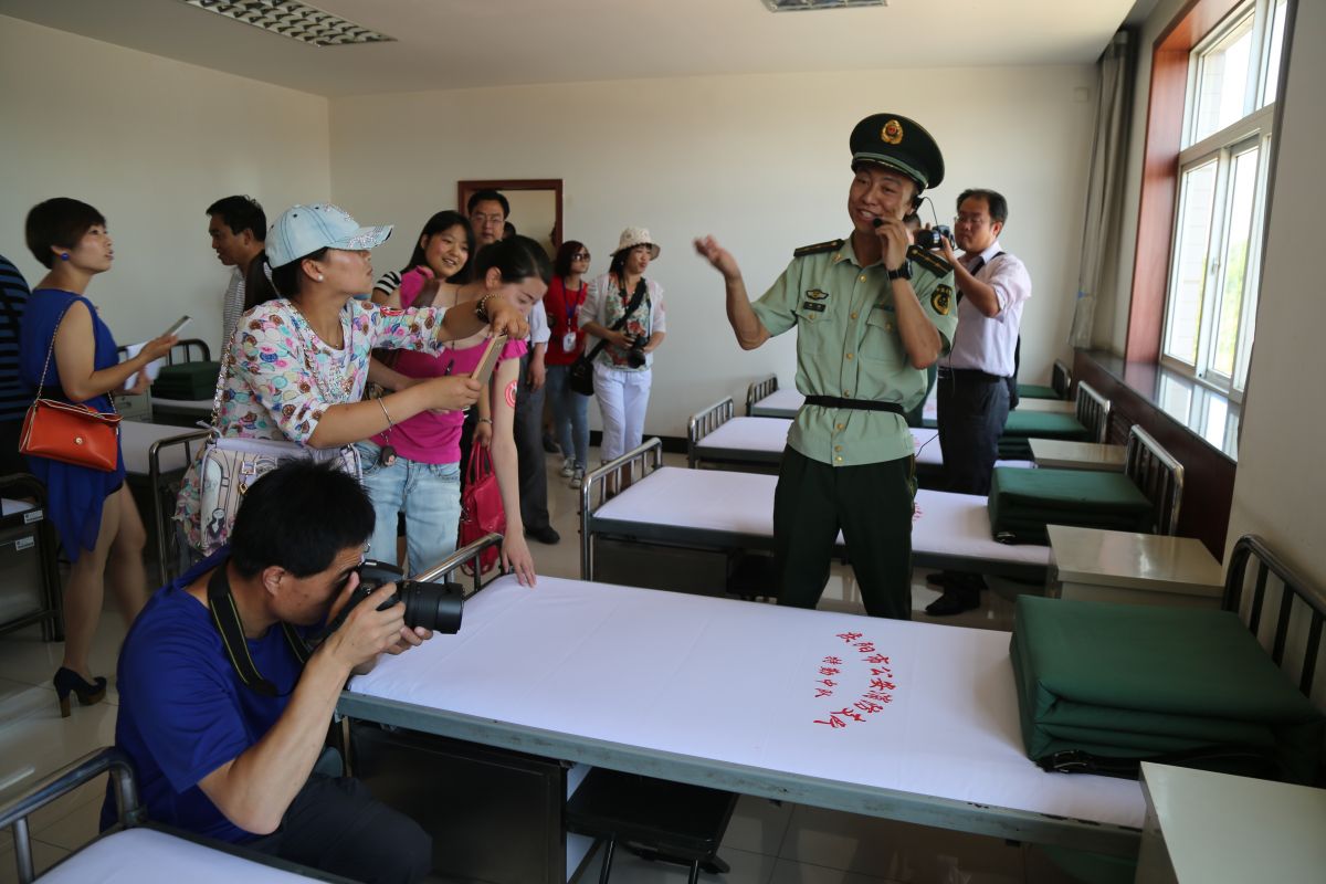 印象庆阳网线下活动回顾-走进庆阳消防支队军营体验日活动（2014.6.22）