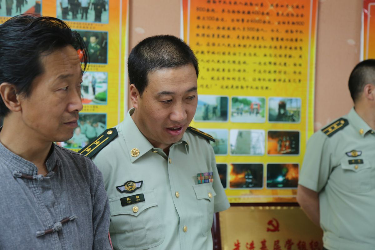 印象庆阳网线下活动回顾-走进庆阳消防支队军营体验日活动（2014.6.22）