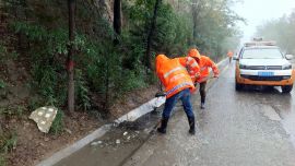 強降雨來襲！慶陽公路部門全力保通保暢