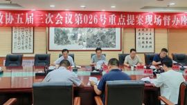 許建宇督辦市政協(xié)五屆三次會(huì)議第26號(hào)重點(diǎn)提案