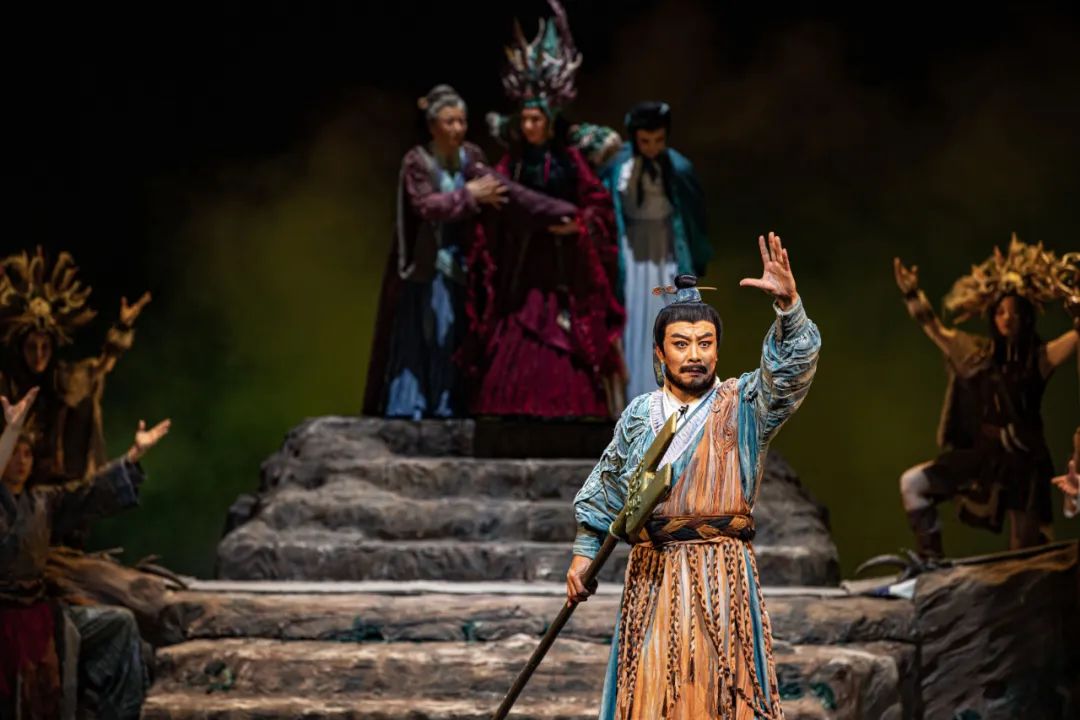 國家藝術(shù)基金資助項目原創(chuàng)隴劇《大河?xùn)|流》劇照