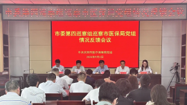 慶陽(yáng)市委第四巡察組向市醫(yī)療保障局黨組反饋巡察情況