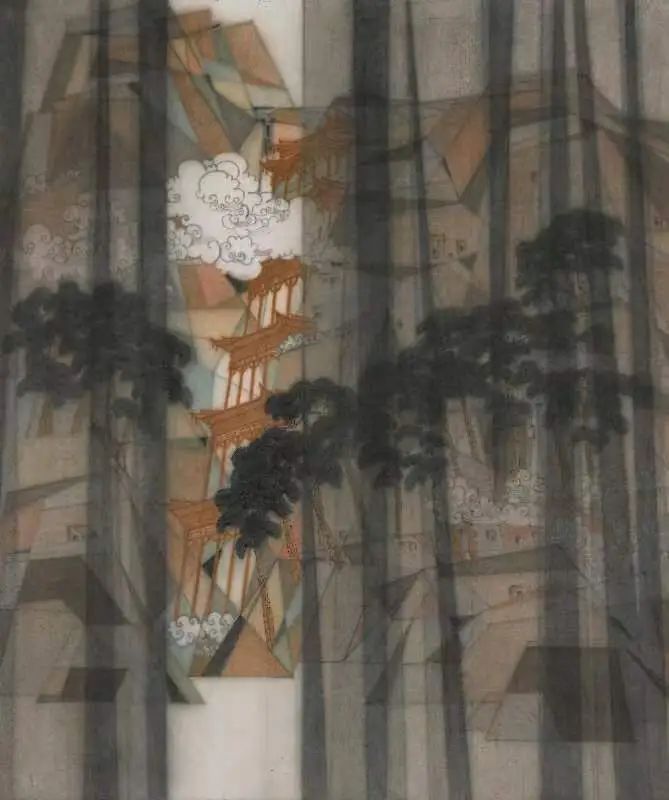 陶岩希《如梦·敦煌》 200×167cm