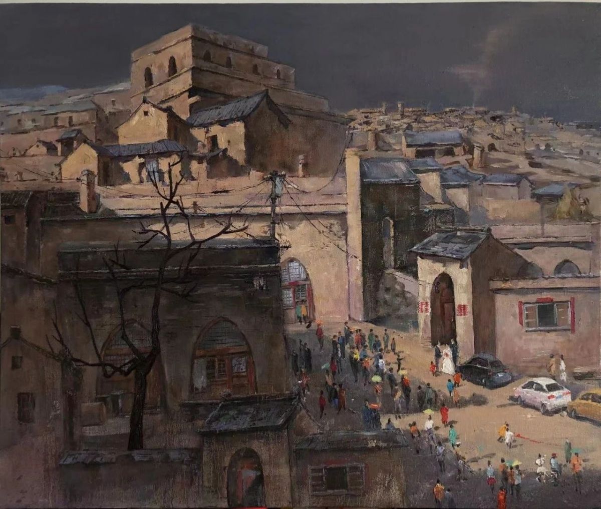 任宏伟《陇上新象》100x120cm 
