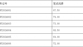 慶陽市能源局下屬事業(yè)單位2024年公開選調(diào)工作人員筆試成績公告