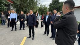 李隆基調研西峰區(qū)什社鄉(xiāng)李嶺村農文旅融合發(fā)展工作