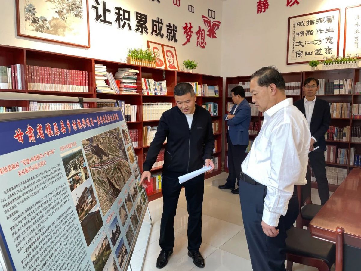 李鹏飞带队在镇原县调研