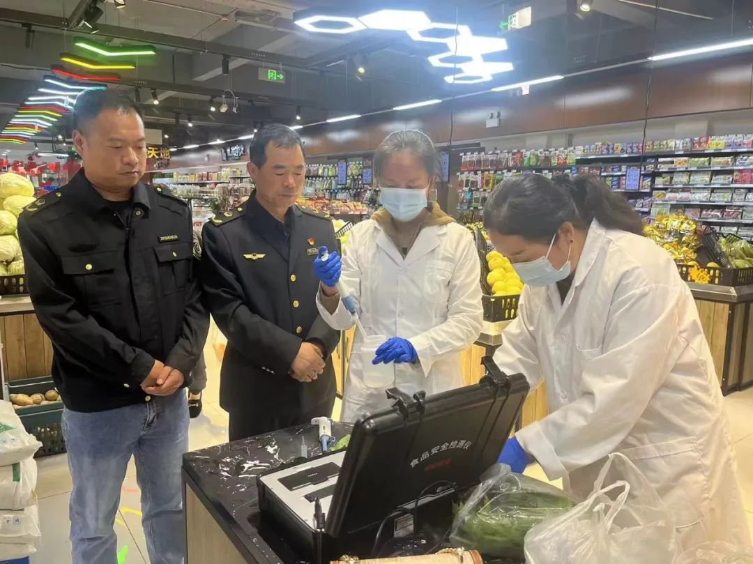 正宁县组织开展食品安全“你点我检”活动