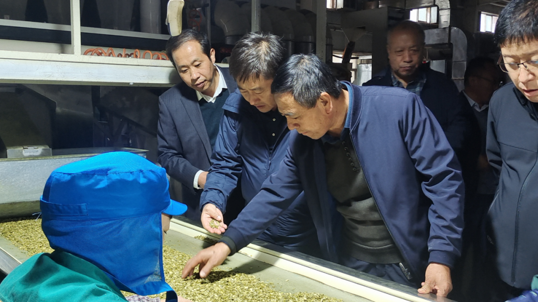 考察庆城县嘉辉食品有限公司