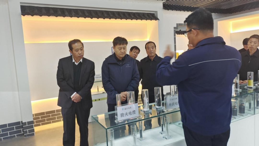 考察庆阳超芯电线电缆有限公司