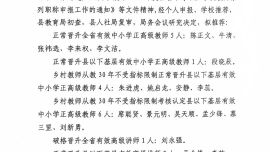 鎮(zhèn)原縣教育局關(guān)于擬推薦陳正文等同志評審高級職稱的公示