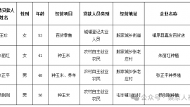 鎮(zhèn)原縣2024年王珍等4人申請創(chuàng)業(yè)擔保貸款受理情況公示