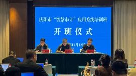 慶陽(yáng)市審計(jì)局舉辦“智慧審計(jì)”系統(tǒng)應(yīng)用培訓(xùn)班