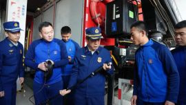 陈军宽督导检查西峰区消防救援大队近期重点工作