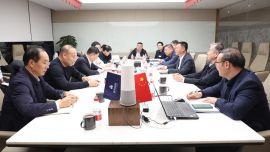 周繼軍赴薔薇控股考察對接項目