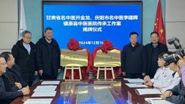庆阳市中医医院完成7个县14个省、市级名中医传承工作室挂牌